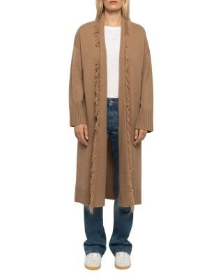 Zadig & Voltaire Camy Wool & Cashmere Fringed Cardigan