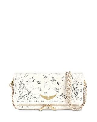 Zadig & Voltaire Rock Perfo Leather Clutch