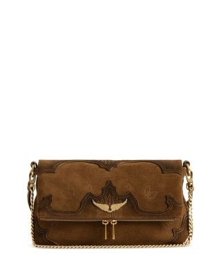 Zadig & Voltaire Rocky Ii Western Suede Shoulder Bag