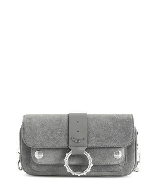 Zadig & Voltaire Kate Suede Continental Wallet