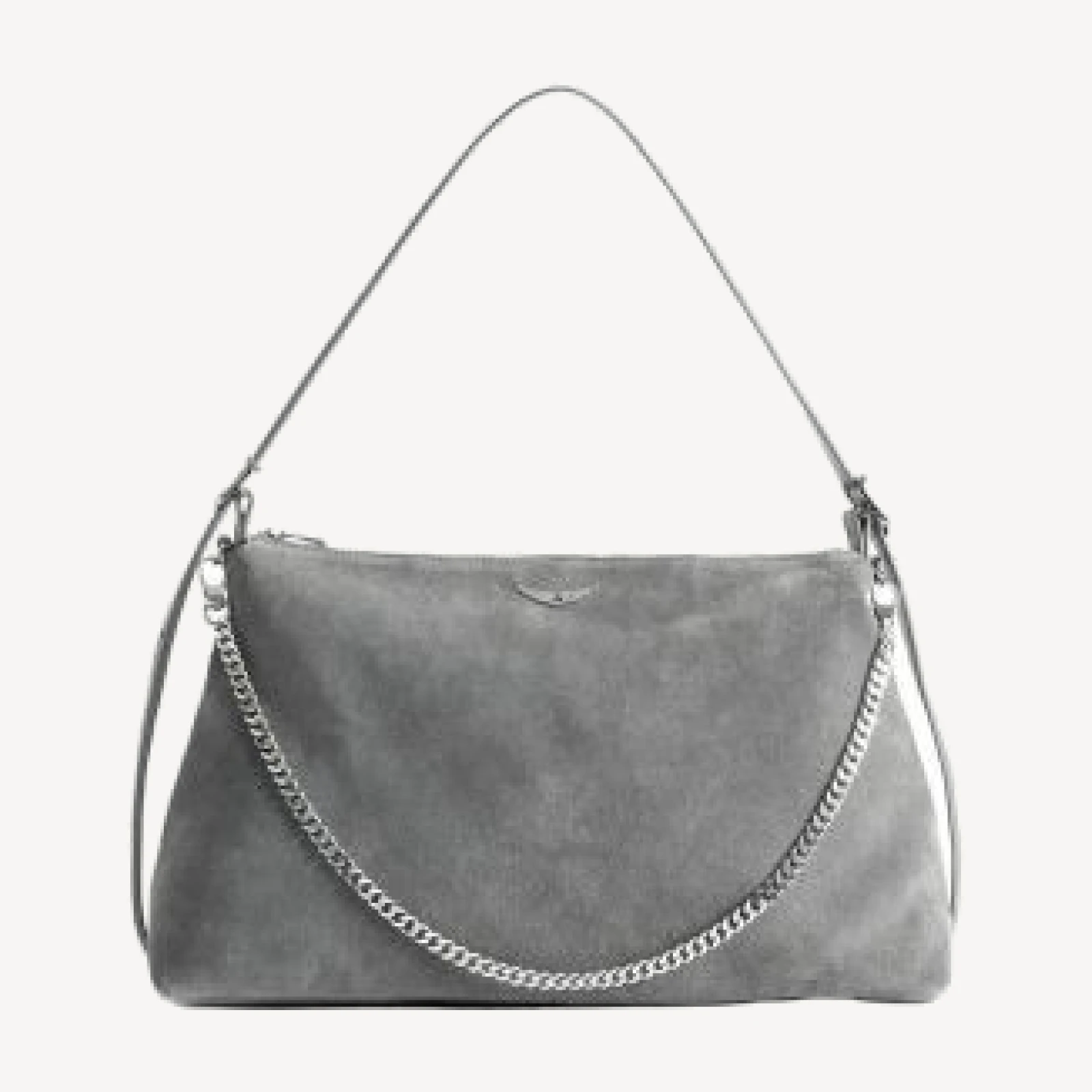 Zadig & Voltaire Jim Suede Shoulder Bag