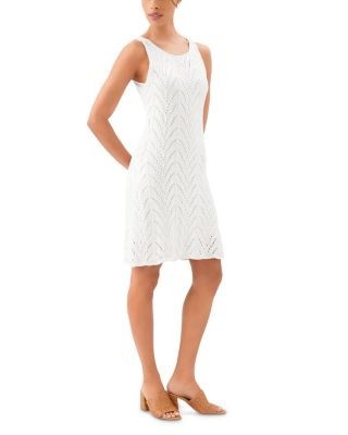 Karen Kane Sleeveless Crocheted Dress