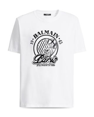 Balmain 1945 Crewneck Logo T-Shirt