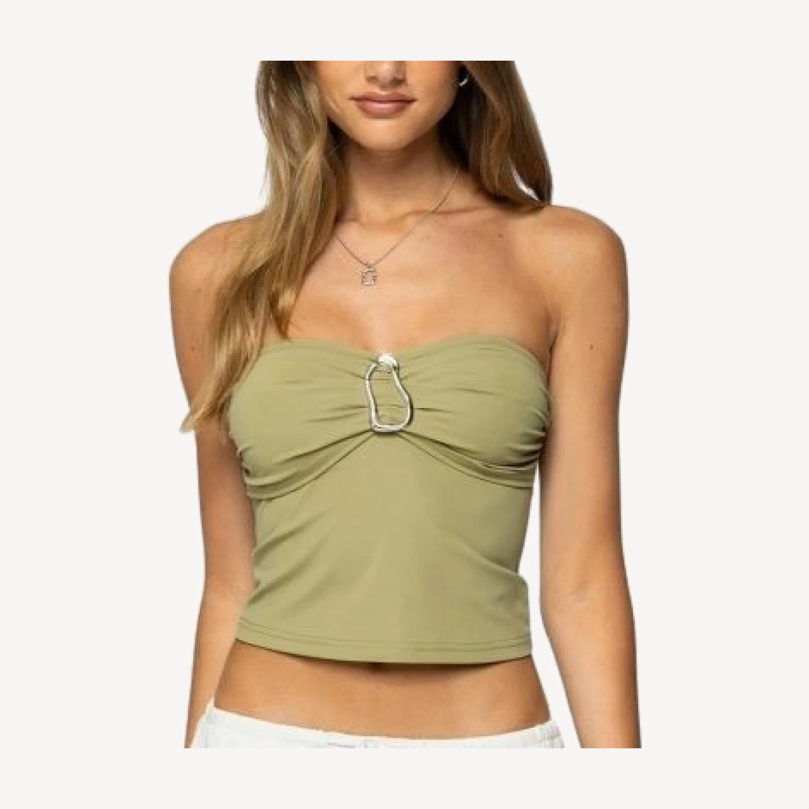 Edikted Bex Abstract Ring Tube Top