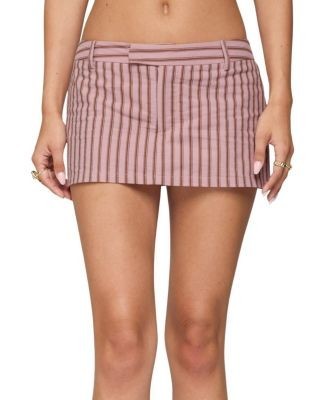 Edikted Marlow Striped Mini Skort