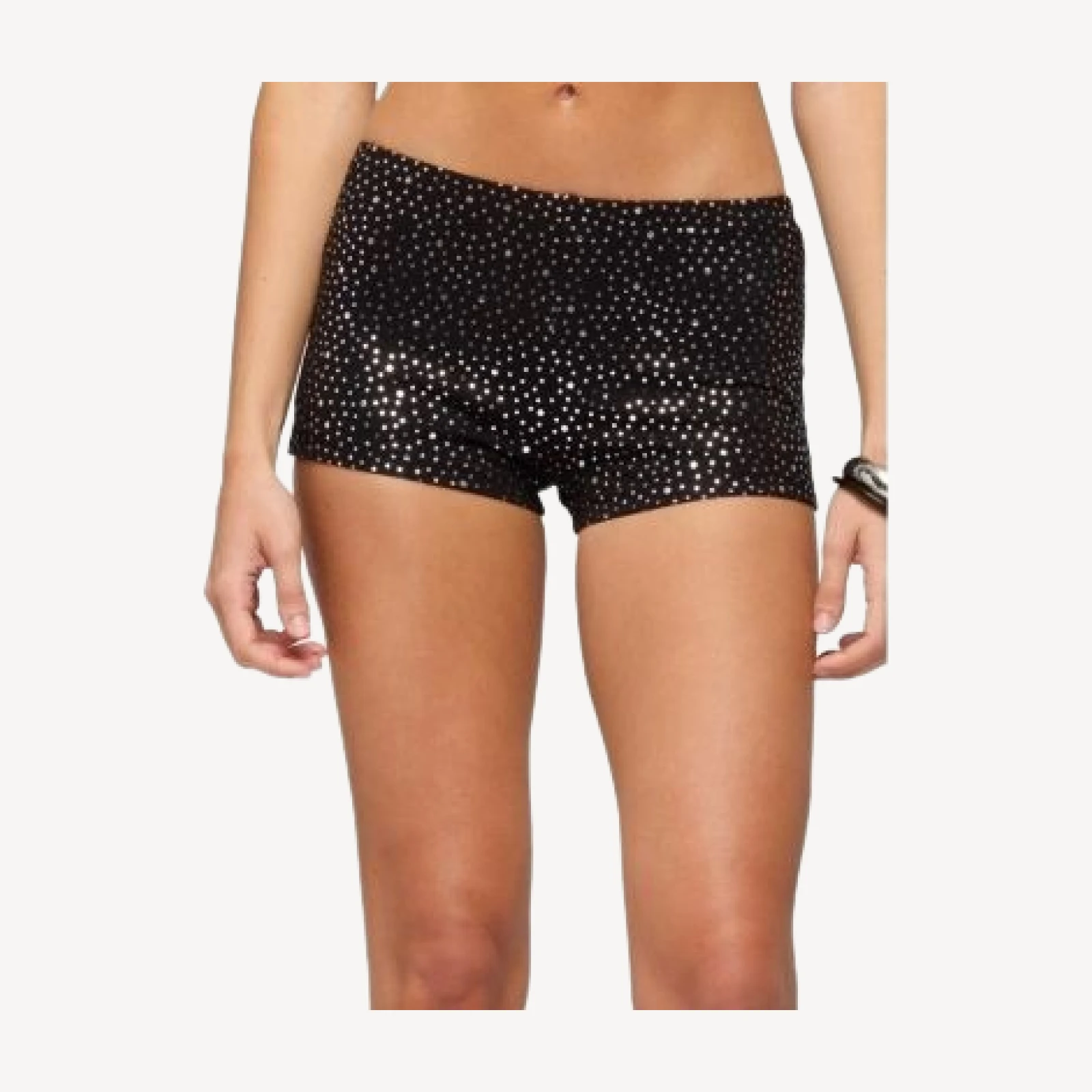 Edikted Reece Studded Micro Shorts