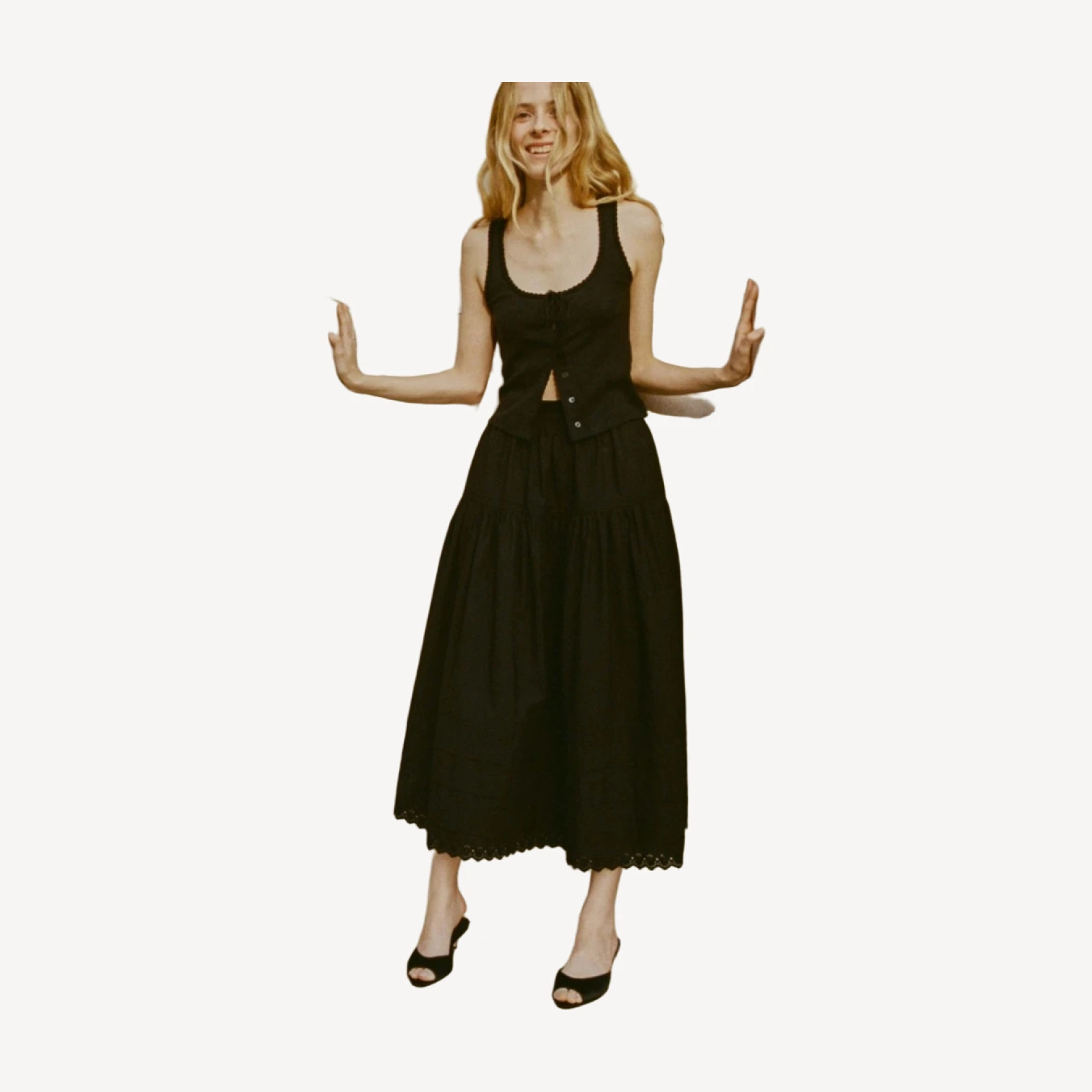 SEBASTIANE SKIRT -- BLACK