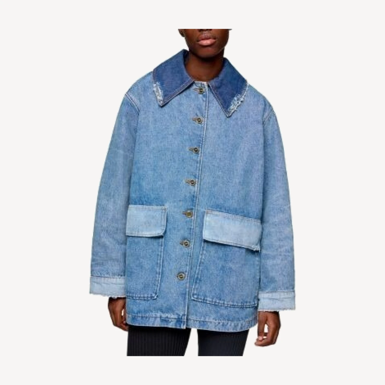 Ganni Patchwork Denim Jacket