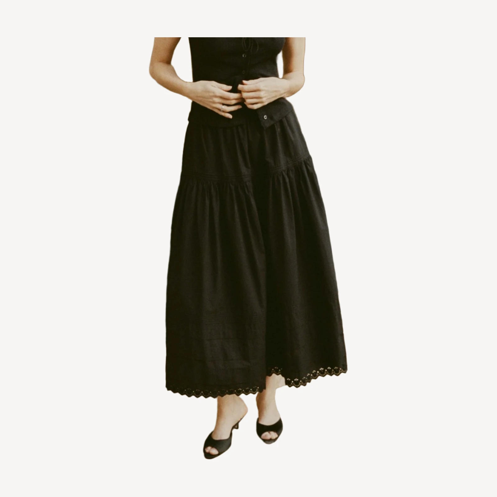 SEBASTIANE SKIRT -- BLACK