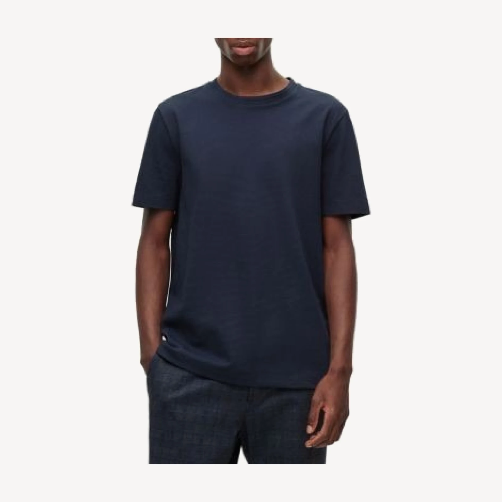 Boss Tiburt Regular Fit Textured Short Sleeve Tee