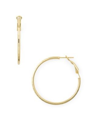 Aqua Disco Hoop Earrings in 18K Gold-Plated Sterling Silver - Exclusive