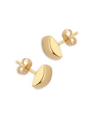 Bloomingdale's Fine Collection Curved Rectangle Stud Earrings in 14K Yellow Gold