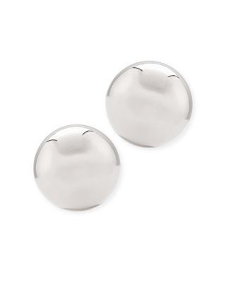 Bloomingdale's Fine Collection Ball Stud Earrings in 14K White Gold