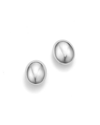 Bloomingdale's Fine Collection Sterling Silver Small Oval Stud Earrings