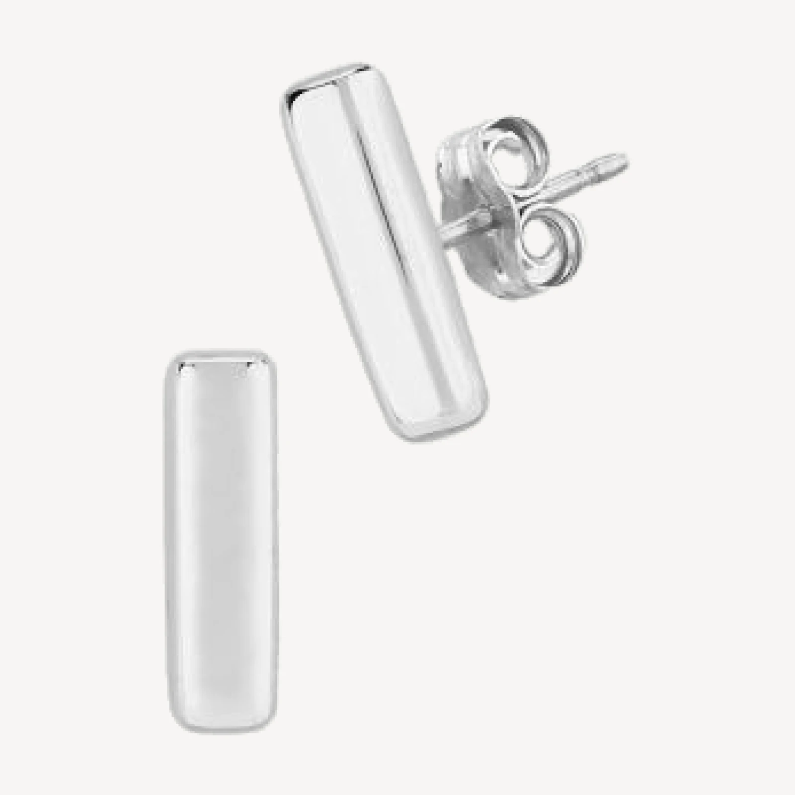 Bloomingdale's Fine Collection Bar Stud Earrings in Sterling Silver