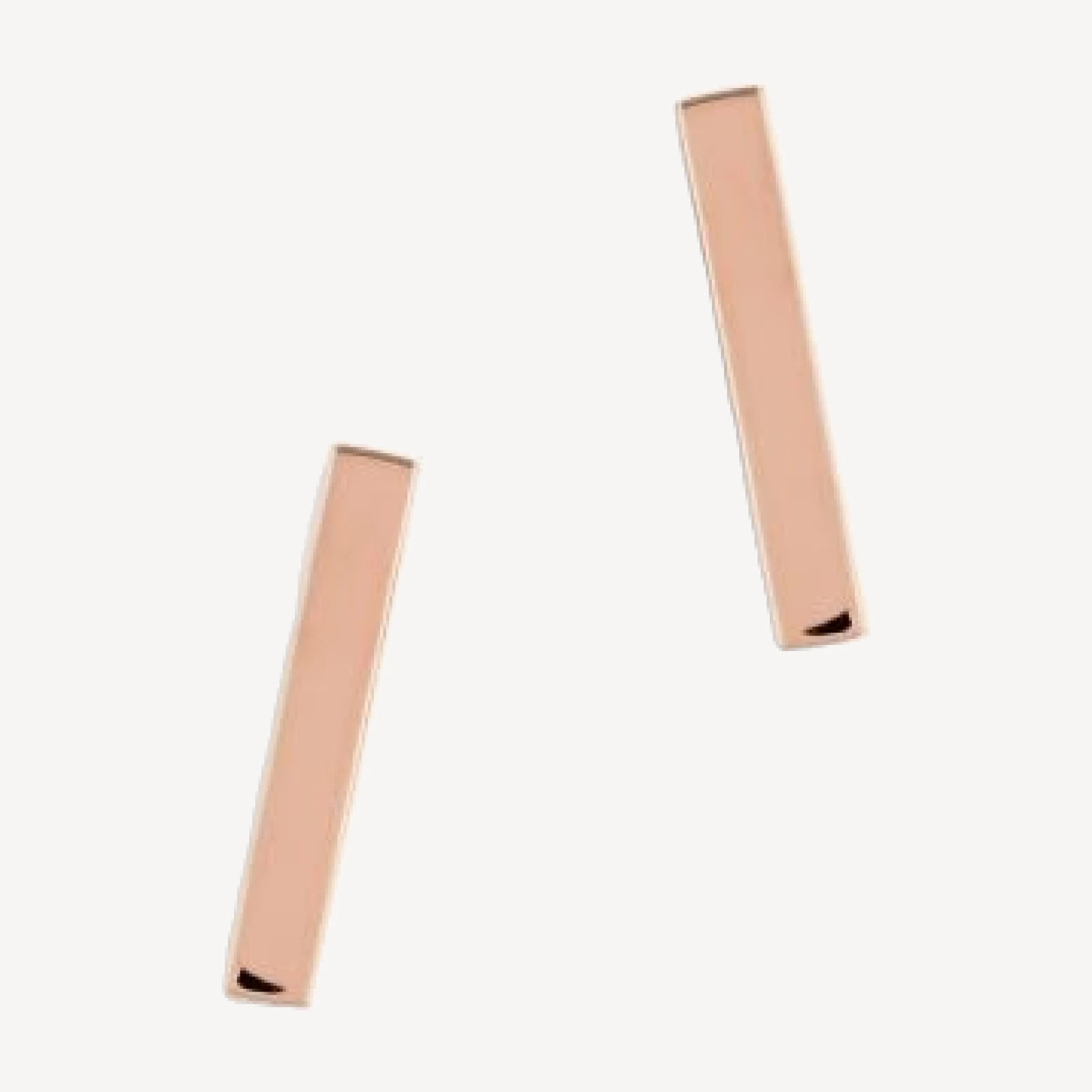 Bloomingdale's Fine Collection Bar Stud Earrings in 14K Rose Gold