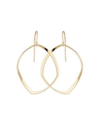 Bloomingdale's Fine Collection Abstract Oval Drop Earrings in 14K Yellow Gold