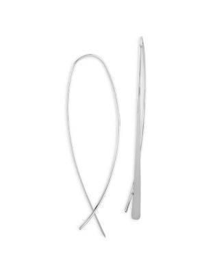 Bloomingdale's Fine Collection Teardrop Wire Threader Earrings in Sterling Silver