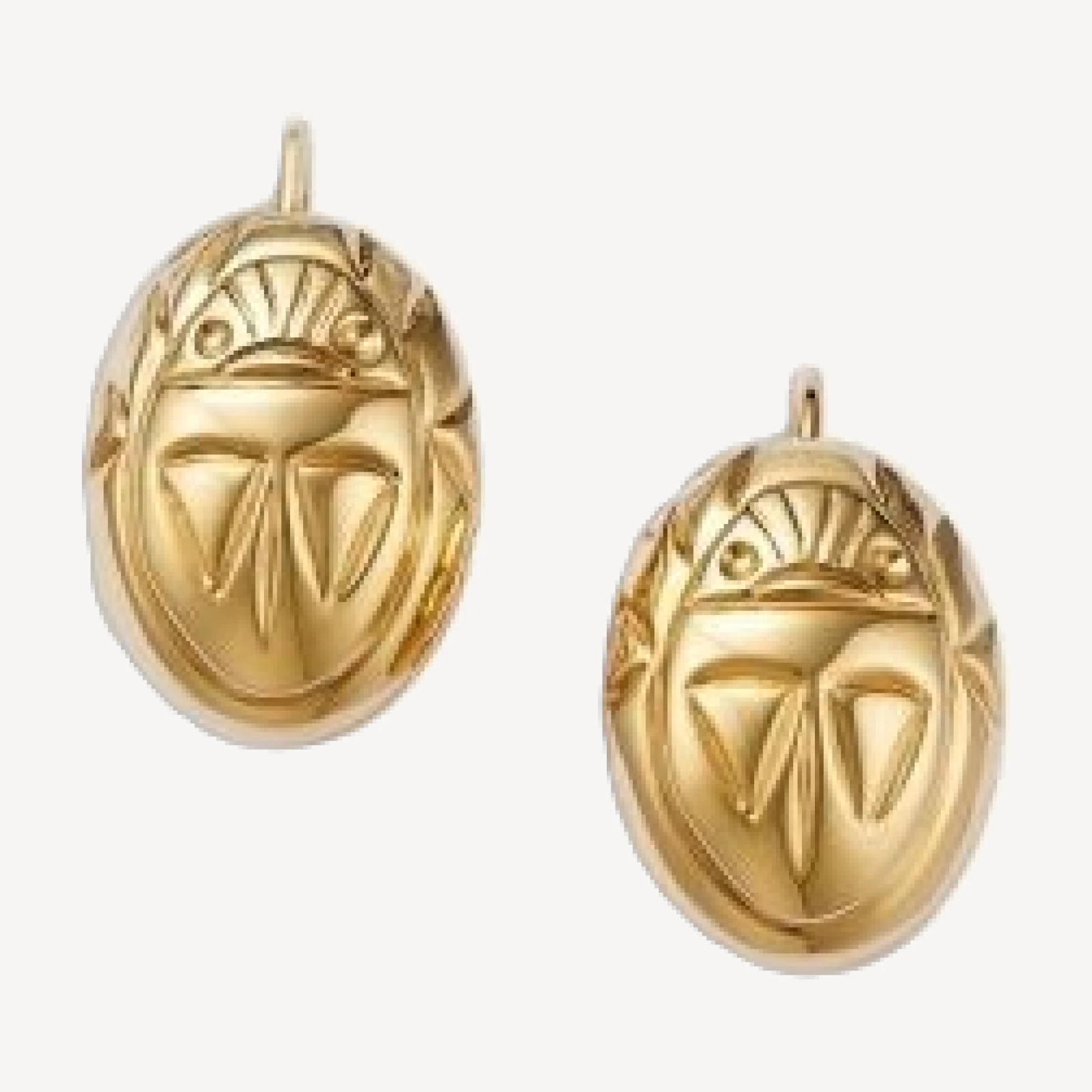 Bloomingdale's Fine Collection Scarab Drop Earrings in 14K Yellow Gold
