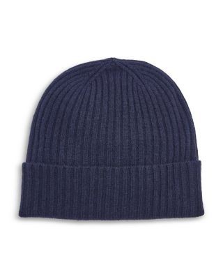 The Men's Store at Bloomingdale's Ribbed Cashmere Cuff Hat - Exclusive