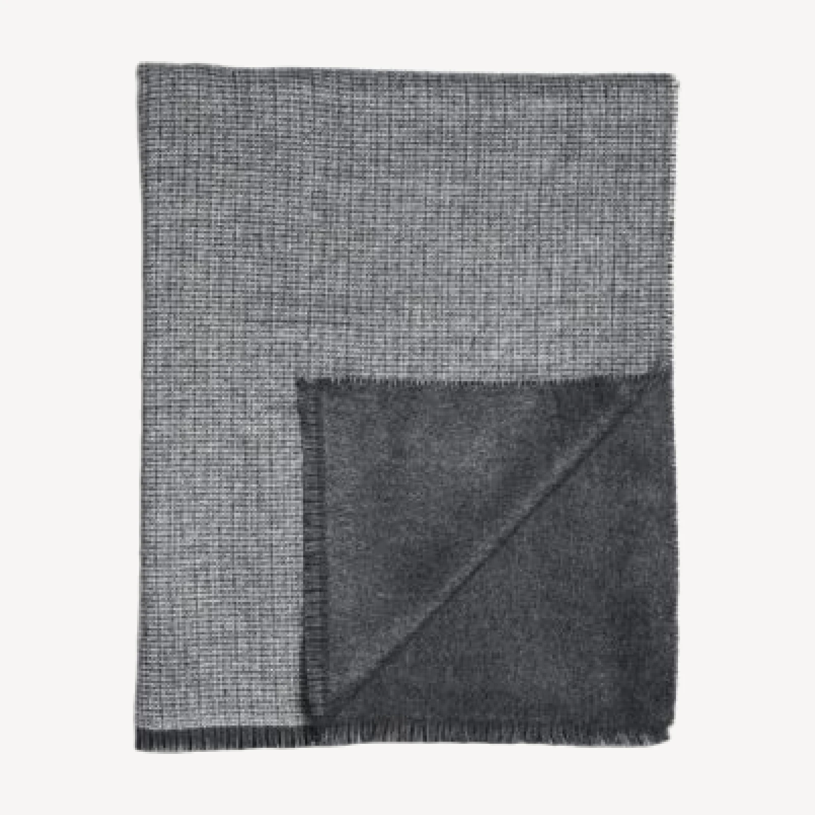 The Men's Store at Bloomingdale's Reversible Tweed Scarf with Cut Fringe