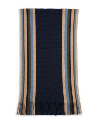 The Men's Store at Bloomingdale's Border Stripe Raschel Scarf - Exclusive