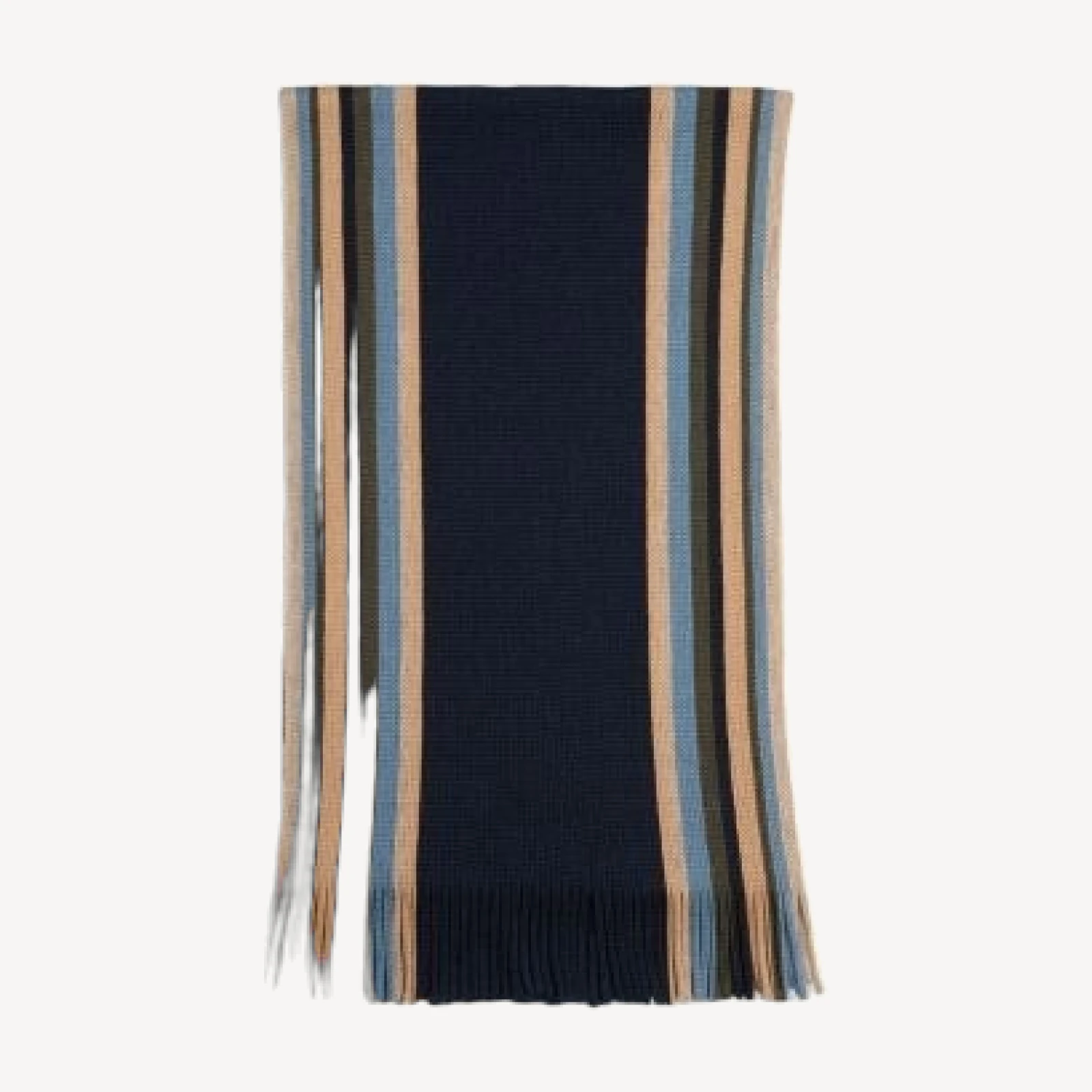 The Men's Store at Bloomingdale's Border Stripe Raschel Scarf - Exclusive