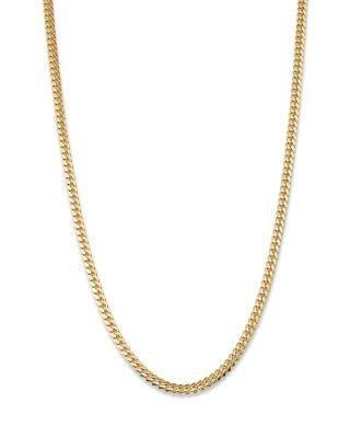Bloomingdale's Fine Collection Men's Miami Cuban Link Chain Necklace in 14K Yellow Gold, 24