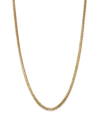 Bloomingdale's Fine Collection Men's Franco Link Chain Necklace in 14K Yellow Gold, 22