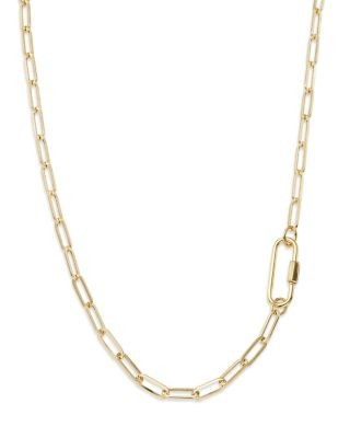Bloomingdale's Fine Collection Paperclip Link Chain Necklace in 14K Yellow Gold, 18