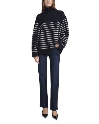Frame Le Sleek High Rise Straight Jeans in Fairway
