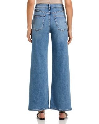 Frame Le Slim Palazzo High Rise Jeans in Clue