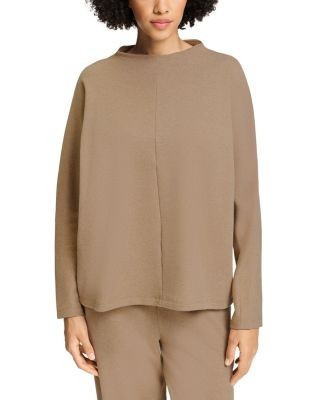 Hanro Cotton Blend Funnel Neck Sweatshirt