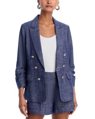 Aqua Chambray Blazer