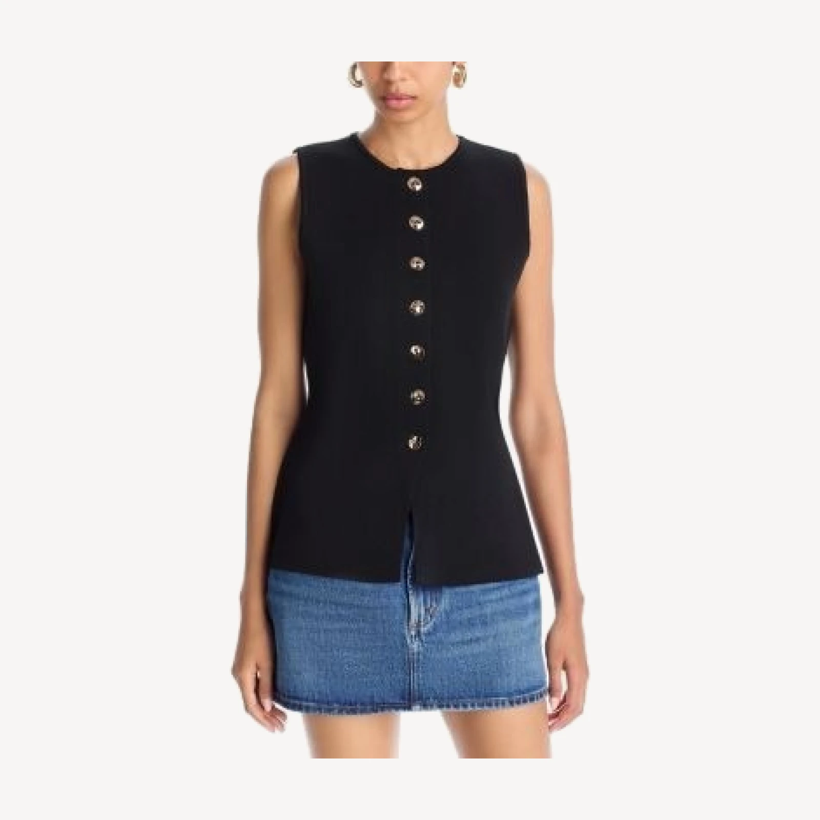 Aqua Sleeveless Sweater - Exclusive