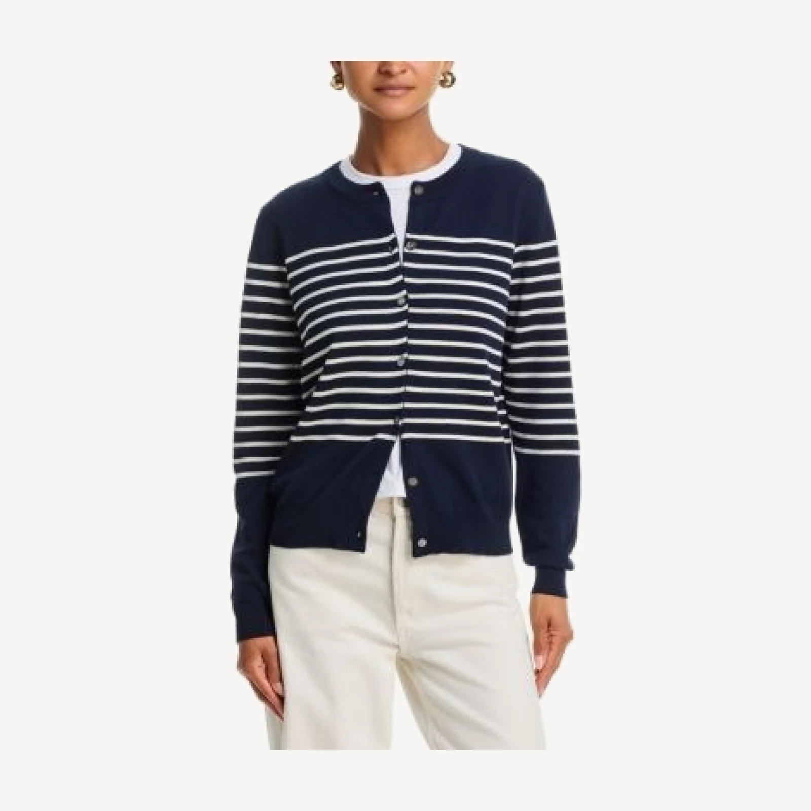 Aqua Striped Cardigan - Exclusive