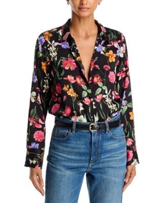 Aqua Satin Shirt - Exclusive