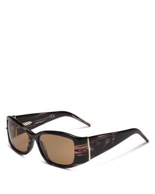 Christian Louboutin Rectangular Sunglasses, 58mm