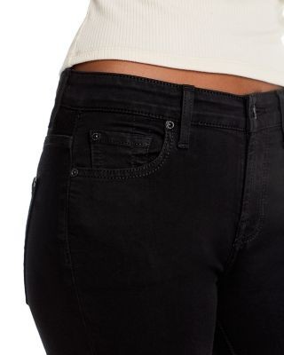 7 For All Mankind Kimmie Mid Rise Bootcut Jeans in Rinse Black