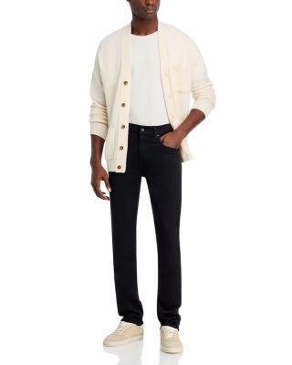 7 For All Mankind Luxe Performance Slimmy Slim Fit Jeans in Black