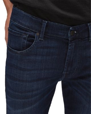 7 For All Mankind Slimmy Clean Pocket Slim Fit Jeans in Deep Blue
