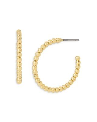 Allsaints Frozen Chain Hoop Earrings