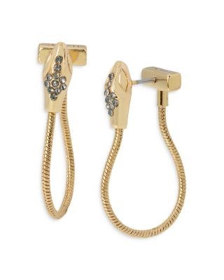 Allsaints Snake Front to Back Earrings