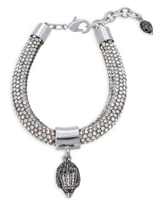 Kurt Geiger London Shimmer Mesh Rope Eagle Head Bracelet