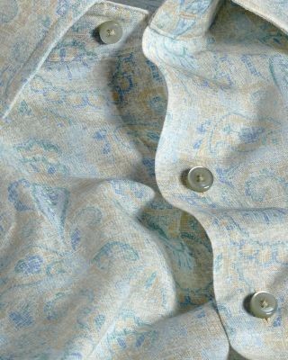 David Donahue Paisley Print Shirt