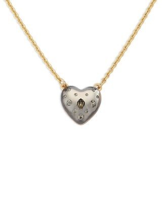Kurt Geiger London Signature Eagle Heart Pendant Necklace, 16-18
