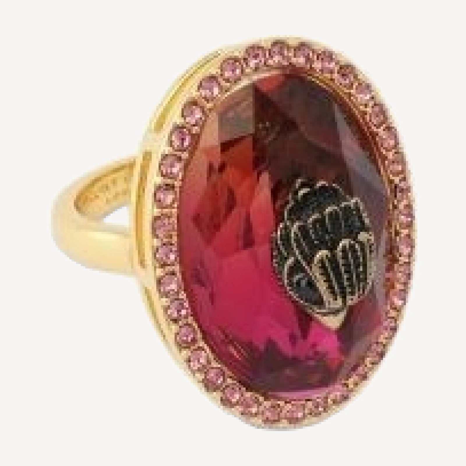 Kurt Geiger London Signature Eagle Stone Cocktail Ring