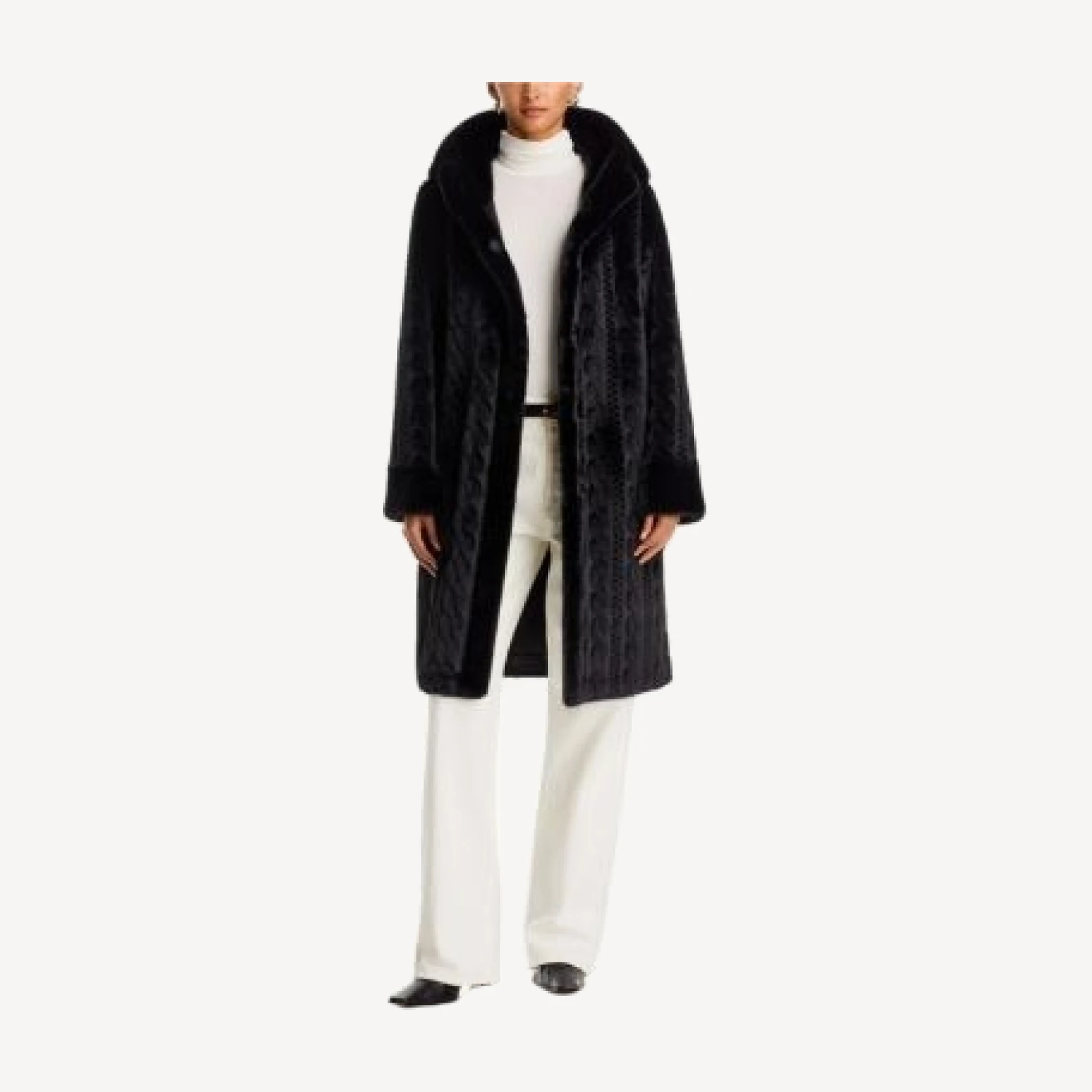 Kobi Halperin Myla Cabled Faux Fur Coat