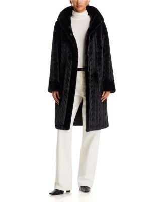 Kobi Halperin Myla Cabled Faux Fur Coat