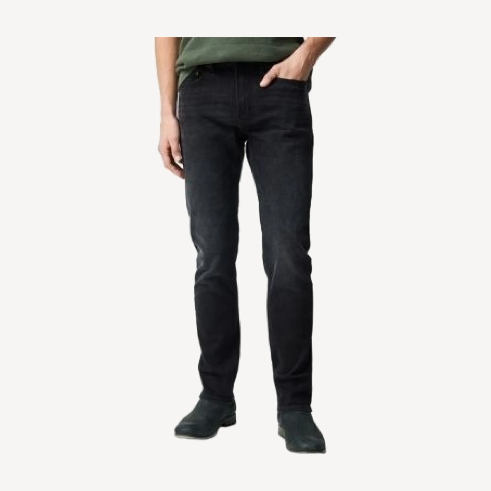 Rodd & Gunn Lyell Straight Fit Jeans in Used Black